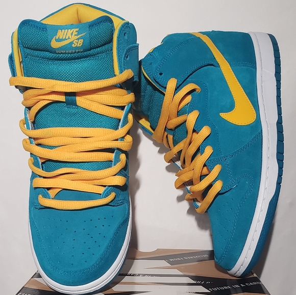 nike sb dunk high tropical teal